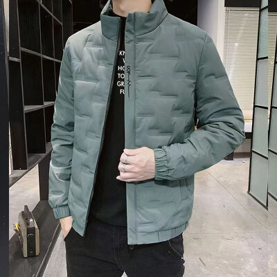 【50%灰鸭绒】【M-8XL】羽绒服新款冬季2023时尚潮流大码光板外套