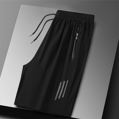 【厂家直销，档口现货】夏冰丝短裤男士薄款宽松大码运动裤冰丝裤休闲裤速干冰丝五分裤数据爆款