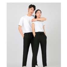 2024新款冰丝四面弹力男裤休闲夏季宽松速干户外运动透气纯色薄款高