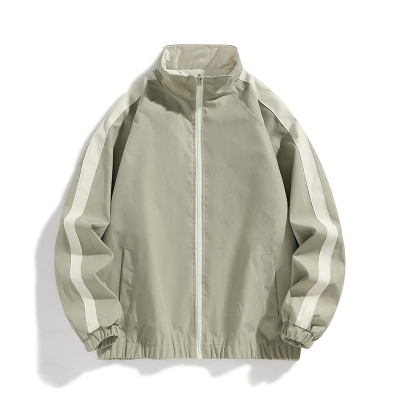 秋季新款防风防泼水外套立领夹克宽松运动套装男女同款