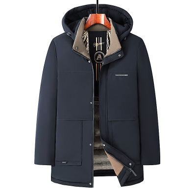 2024新款男羽绒棉衣外套保暖防风时尚棉衣商务中老年棉衣 有商标