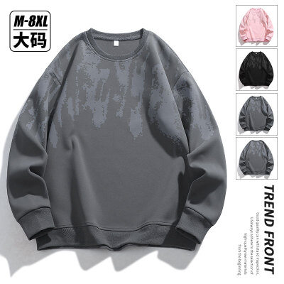 【逸品源】YPY-6557-P小码32 大码38 秋冬大码潮流印花设计卫衣男百搭上衣