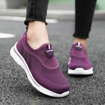 绵啊绵鞋行-803男女一脚蹬休闲健步鞋运动妈妈鞋防滑软底鞋