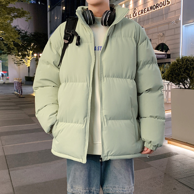 冬季爆款棉衣男糖果色大码棉衣面包服男女款立领羽绒棉棉衣防风外套