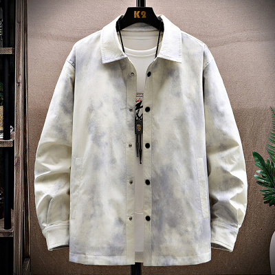 原创版权【工厂主推】2025春季新款高品质学生长袖衬衫外套青少年夹克衫宽松外套男潮衣服