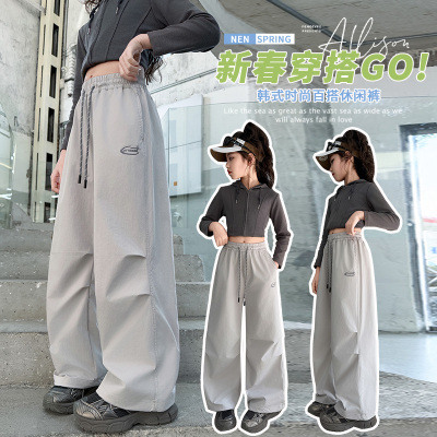 春季中大女童韩版休闲裤P49