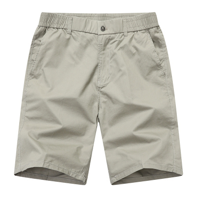 工厂直发2025年新款春夏季短裤 纽扣纯色松紧腰 日常百搭时尚休闲轻商务短裤休闲裤