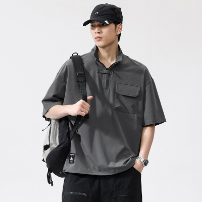 【柏林服饰】2025春夏新款POLO衫百搭宽松纯色上衣 控价85