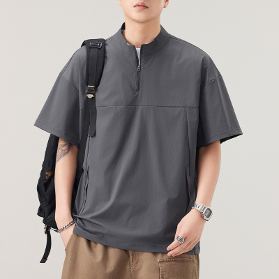【柏林服饰】男士夏季新款POLO衫潮牌男装休闲宽松上衣 控价85