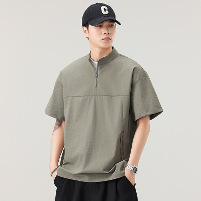 【柏林服饰】男士夏季新款POLO衫潮牌男装休闲宽松上衣 控价85