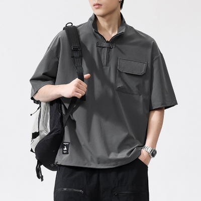 【柏林服饰】2025春夏新款POLO衫百搭宽松纯色上衣 控价85