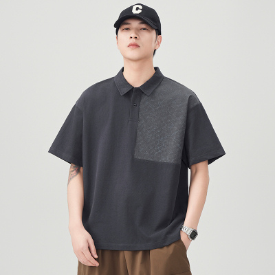 【柏林服饰】2025年春夏新款POLO衫宽松休闲上衣潮牌衣服 控价89
