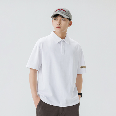 【柏林服饰】夏季爆款POLO衫短袖T恤男士休闲宽松翻领上衣潮牌男装