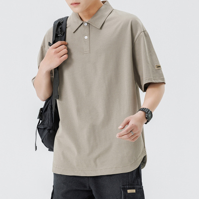 【柏林服饰】夏季爆款POLO衫短袖T恤男士休闲宽松翻领上衣潮牌男装