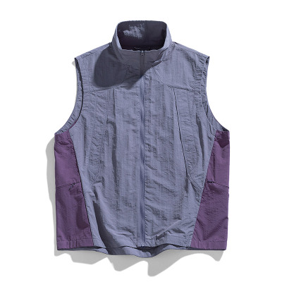  2025夏新款马甲外套露营徒步户外情侣冲锋马甲潮牌背心 