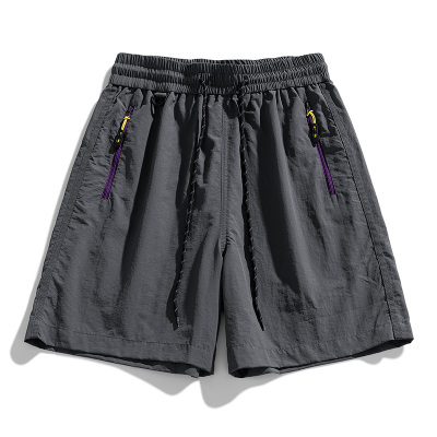 2025夏季新款冰皮感潮牌短裤可二开五分裤休闲裤工装裤