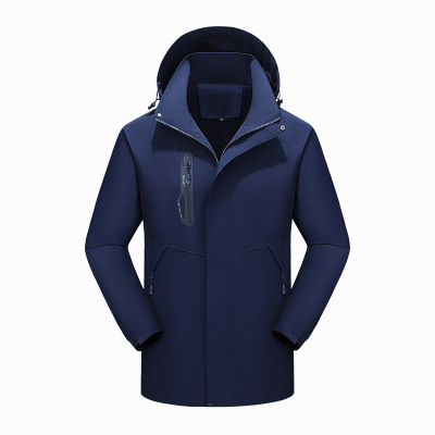 户外男款冲锋衣男可脱卸帽防水防风夹克男高品质登山服