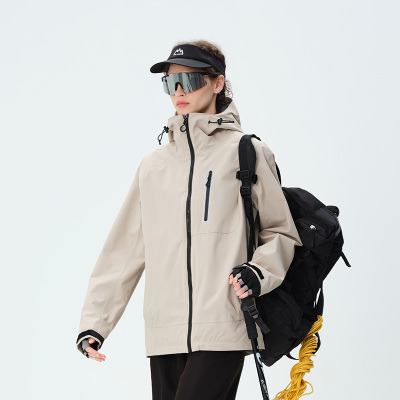 全热封男女新款户外时尚休闲运动情侣款真冲三合一户外秋冬防水防风透气登山服冲锋衣