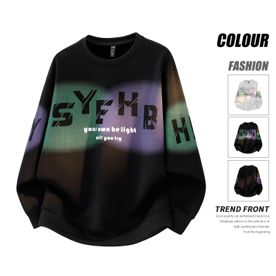 【逸品源】YPY-9501-P小码26 大码29（控价59）交织空气层潮流印花休闲卫衣