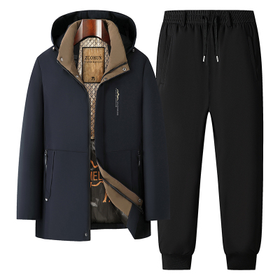 冬季棉衣棉裤套装男士新款防寒保暖石墨烯棉袄中老年夹克男休闲加厚爸爸装棉服外套男