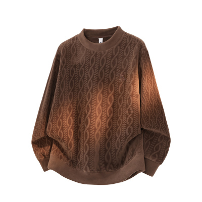 【逸品源】YPY-9815-P小码35 大码39（控价79）重磅大码双面奥粒绒立体剪花卫衣