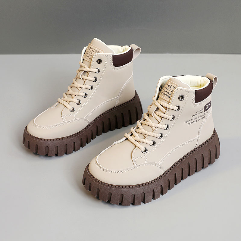 可乐女鞋 秋冬时尚休闲女鞋高帮女鞋F364 批35