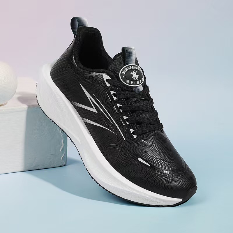 秋冬款皮面情侣运动休闲鞋，可代发