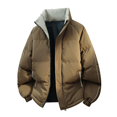 2025新款跨境棉衣秋冬季连帽保暖防寒棉服男冬装棉袄外套